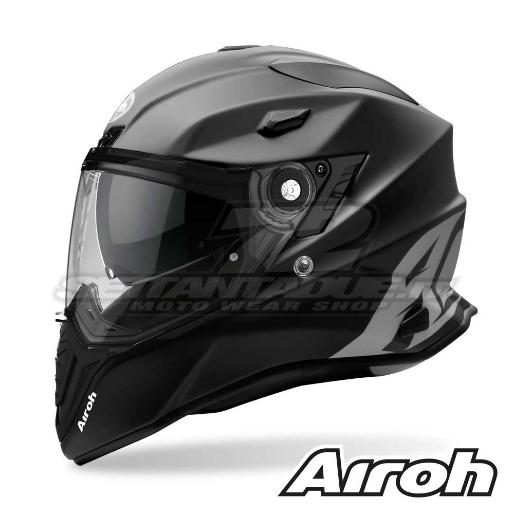 Casco Crossover Airoh COMMANDER Color - Nero Opaco | SETTANTADUE.IT