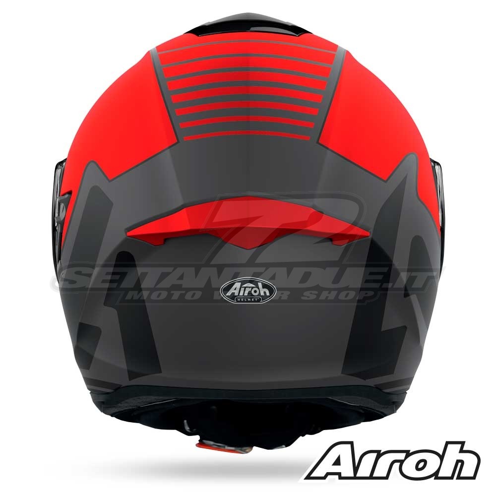Casco Moto Integrale Airoh ST.501 Type - Rosso Opaco | SETTANTADUE.IT