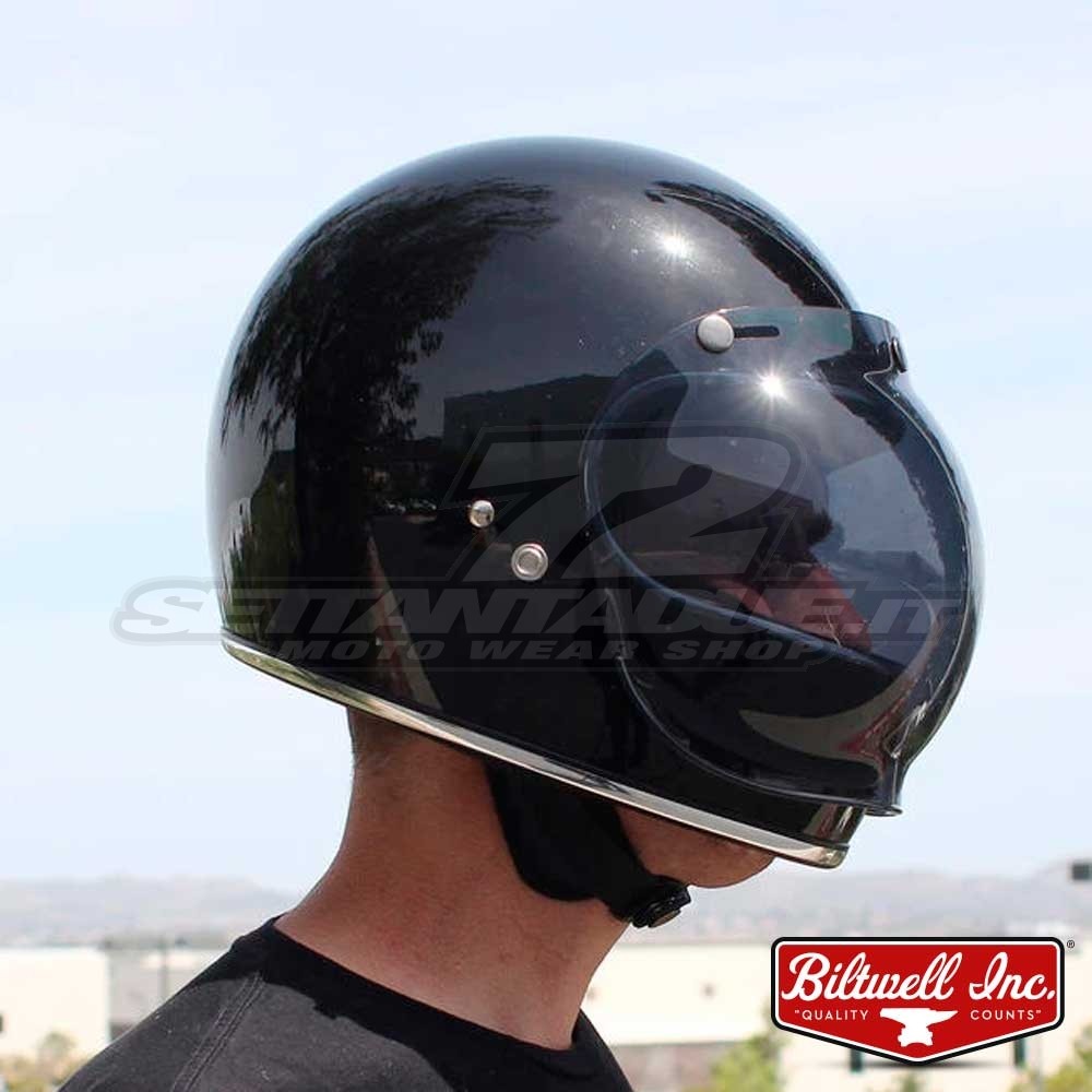 Visiera a Bolla Biltwell BUBBLE Anti-Fog - Fumé | SETTANTADUE.IT