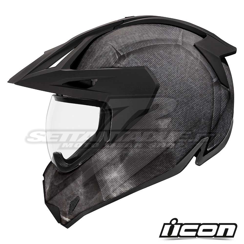 Casco Integrale Icon VARIANT PRO Construct - Nero | SETTANTADUE.IT
