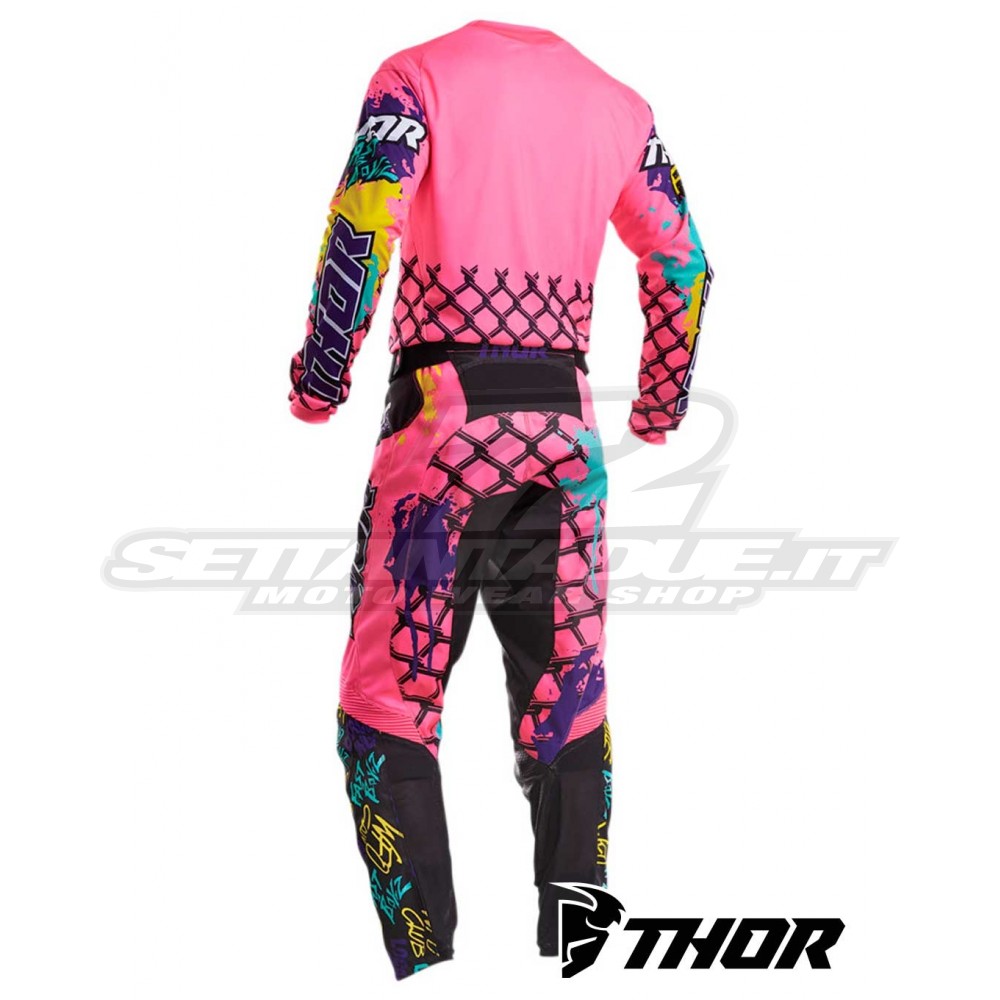 Completo Cross Thor PULSE FAST BOYZ - Rosa | SETTANTADUE.IT