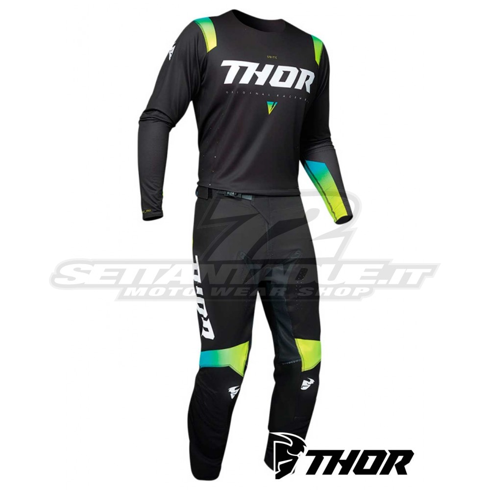 Completo Cross Thor PRIME PRO UNITE - Nero | SETTANTADUE.IT