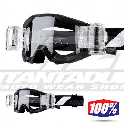 Maschera Cross 100% THE STRATA MUD JUNIOR Goliath - Lente Trasparente