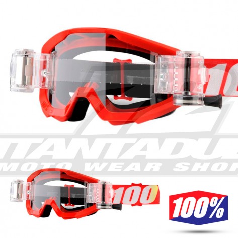 Maschera Cross 100% THE STRATA MUD Furnace - Lente Trasparente