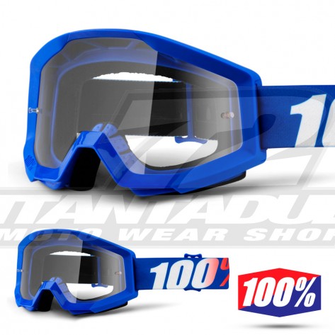 100% Maschera THE STRATA JUNIOR Nation - Lente Trasparente