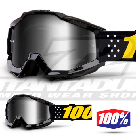 100% Maschera THE ACCURI Acidulous Cyan - Lente Blu Specchio