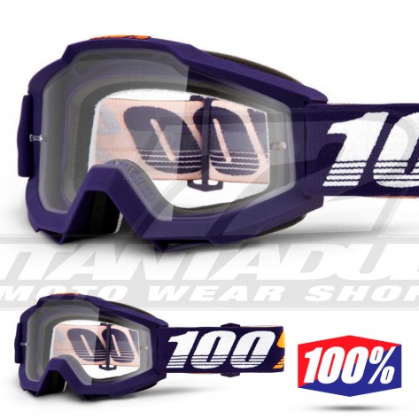 100% Maschera THE ACCURI Zest - Lente Trasparente
