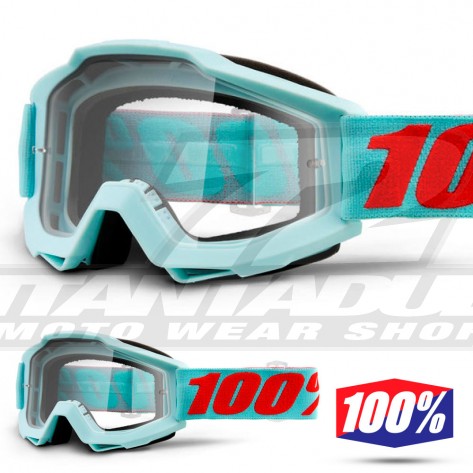 100% Maschera THE ACCURI Zest - Lente Trasparente