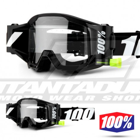 Maschera Cross 100% THE STRATA FORECAST Outlaw - Lente Trasparente