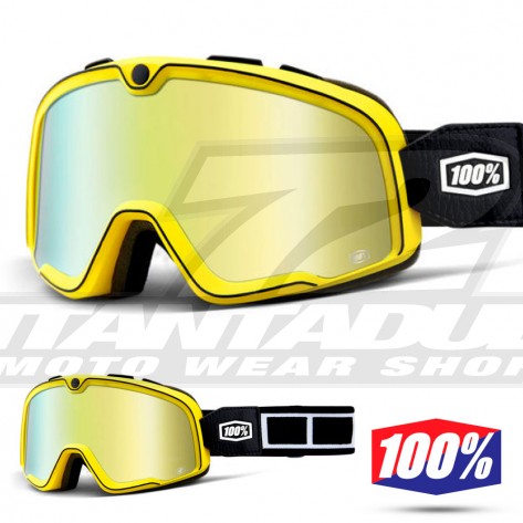 Maschera THE BARSTOW Burnworth - Lente Oro Specchio