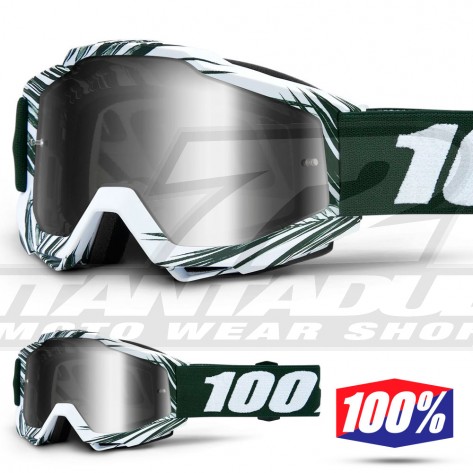 100% Maschera THE ACCURI Acidulous Cyan - Lente Blu Specchio