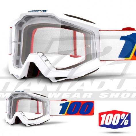 100% Maschera THE ACCURI Zest - Lente Trasparente