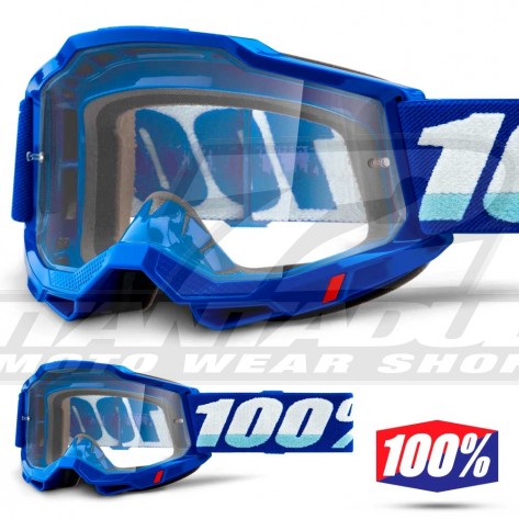 100% Maschera THE ACCURI Zest - Lente Trasparente
