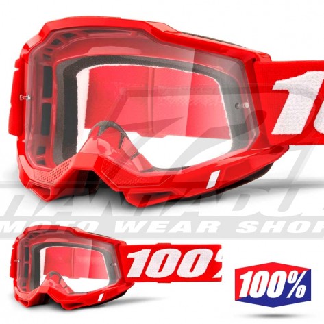 100% Maschera THE ACCURI Zest - Lente Trasparente
