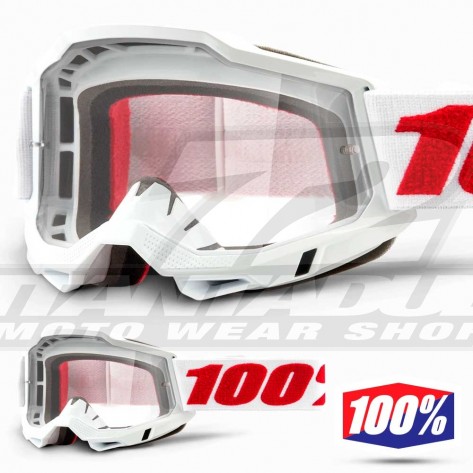 100% Maschera THE ACCURI Zest - Lente Trasparente