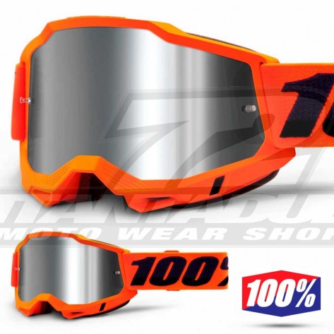 100% Maschera THE ACCURI Zest - Lente Trasparente