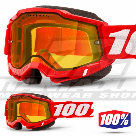 100% Maschera THE ACCURI Zest - Lente Trasparente