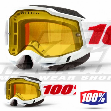 100% Maschera THE ACCURI Zest - Lente Trasparente