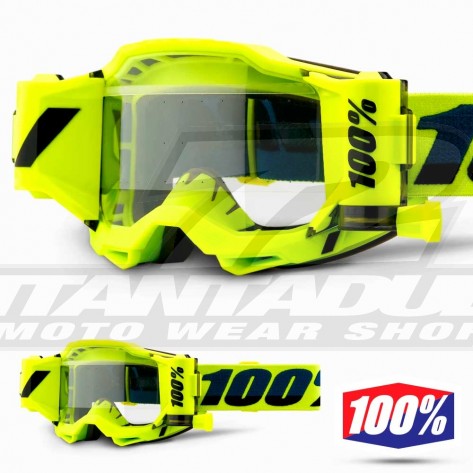 100% Maschera THE ACCURI Zest - Lente Trasparente