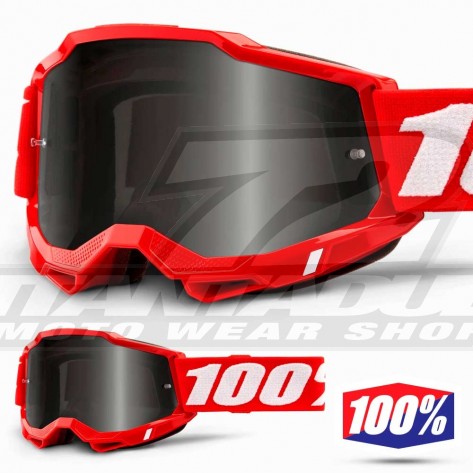 100% Maschera THE ACCURI Zest - Lente Trasparente