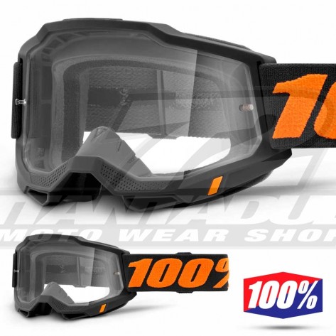 100% Maschera THE ACCURI Zest - Lente Trasparente