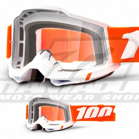 100% Maschera THE ACCURI Zest - Lente Trasparente