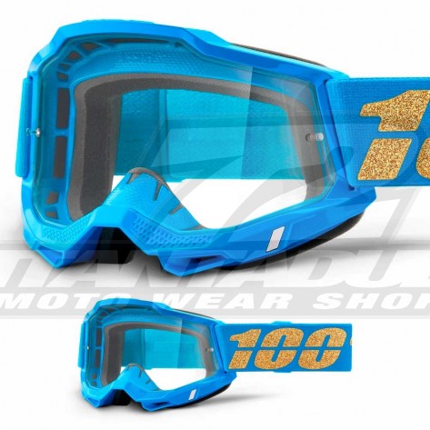 100% Maschera THE ACCURI Zest - Lente Trasparente