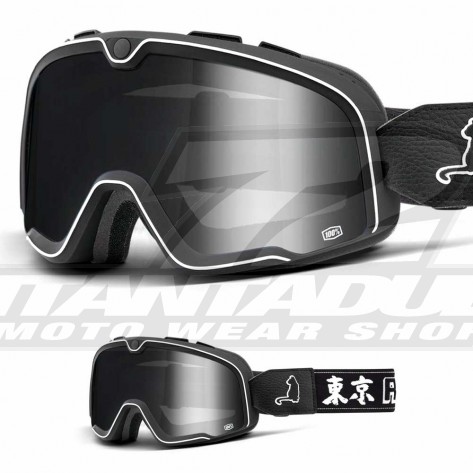 Maschera 100% BARSTOW Roar Japan - Lente Argento Specchio
