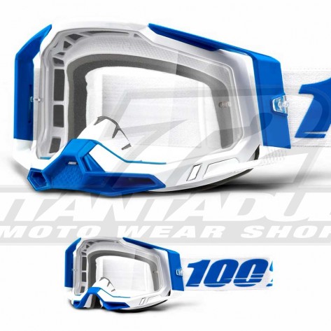Maschera Cross 100% RACECRAFT2 Isola - Lente Trasparente