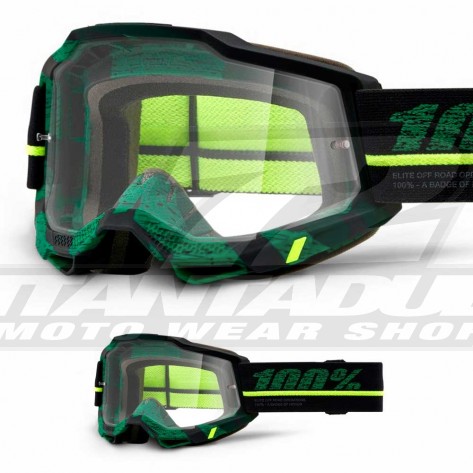 100% Maschera THE ACCURI Zest - Lente Trasparente