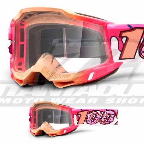 100% Maschera THE ACCURI Zest - Lente Trasparente