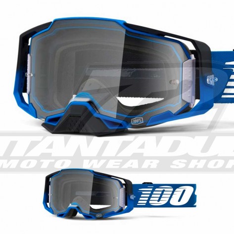 Maschera Cross 100% ARMEGA Rockchuck - Lente Trasparente