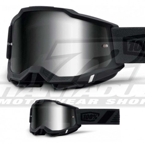 Maschera Cross 100% ACCURI2 Scranton - Lente Argento Specchio - Offerta Online