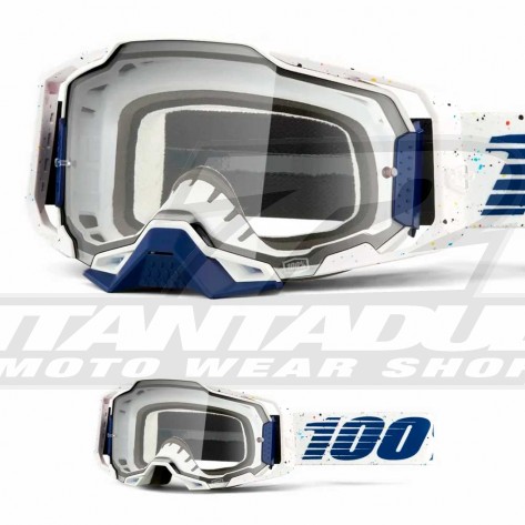 Maschera Cross 100% ARMEGA Solis - Lente Trasparente - Offerta
