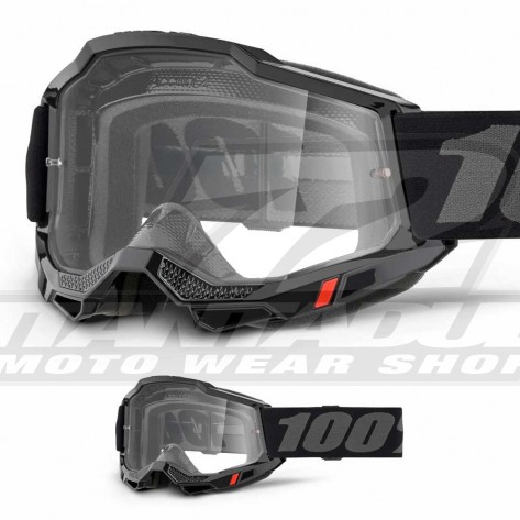 100% Maschera THE ACCURI Zest - Lente Trasparente
