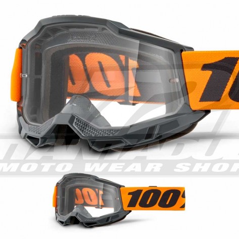 100% Maschera THE ACCURI Zest - Lente Trasparente