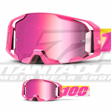 Maschera Cross 100% ARMATIC Sellars - Lente Rosa Specchio - Offerta