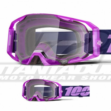 Maschera Cross 100% ARMATIC Toyoko - Lente Trasparente - Offerta