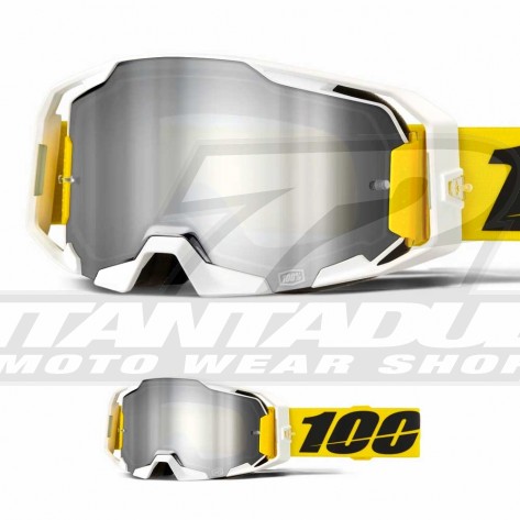 Maschera Cross 100% ARMATIC Valera - Lente Argento Specchio - Offerta