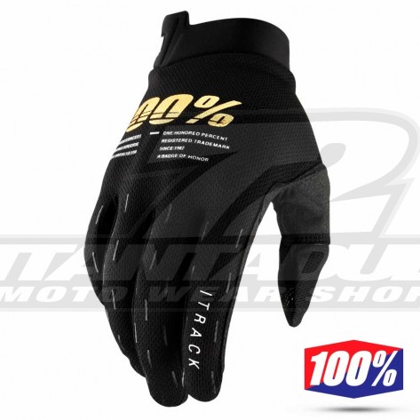 Guanti Motocross 100% iTRACK - Nero
