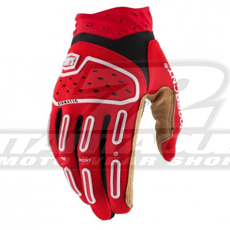 Guanti Motocross Bambino 100% AIRMATIC 2 YOUTH - Rosso Nero - Offerta Esclusiva