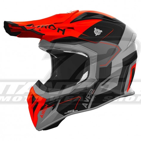 Casco Motocross Airoh AVIATOR ACE 2 Shield - Arancione Opaco - Offerta