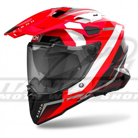 Casco Moto Airoh COMMANDER 2 Mavick - Rosso - Offerta