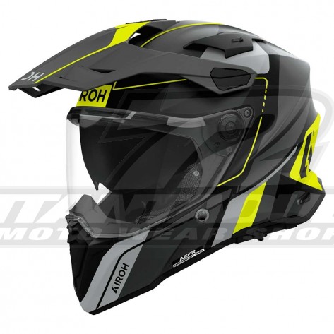 Casco Moto Airoh COMMANDER 2 Skip - Giallo Opaco - Offerta