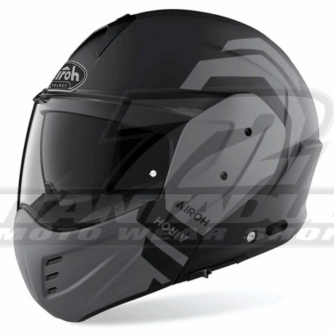 Casco Moto Airoh MATHISSE Illusion - Antracite Opaco - Offerta