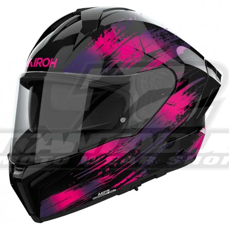 Casco Moto Airoh MATRYX Reflex - Viola - Offerta