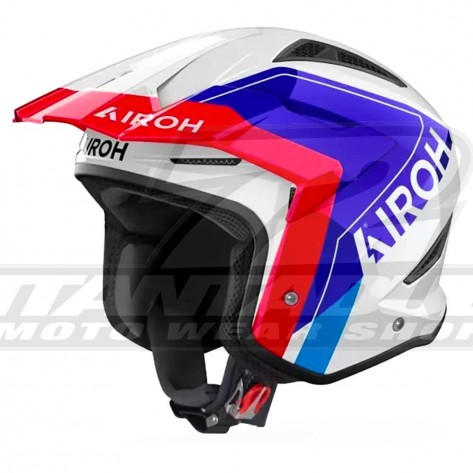 Casco Moto Airoh TRR II Hunt - Blu Rosso - Offerta
