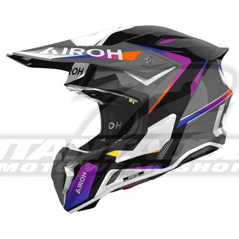 Casco Motocross Airoh TWIST 3 Hustle - Lucido - Offerta