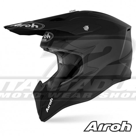 Casco Motocross Airoh WRAAP YOUTH Color - Nero Opaco