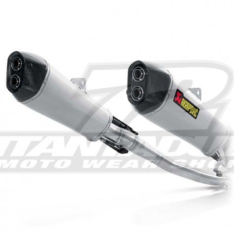 Silenziatore di Ricambio Akrapovic - Sinistra - Titanio - M-HZAA00302TL